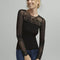 Kanten Top 1045121 002 Negro