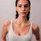 Licht Gevoerde Bralette QF8503 P7A GREY HEATHER