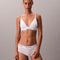 Licht Gevoerde Triangel Bralette QF8498 100 Wit
