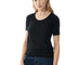 T-Shirt Wol en Zijde 66576 3 schwarz