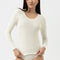 T-Shirt Wol en Zijde 66577 1 weiss