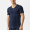 V-Neck T-Shirt 46007 668 yacht blue
